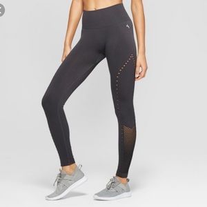 Joy Lab Navy Blue Laser Cut leggings